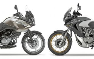 Б/у мотоциклы: Honda Transalp 700 vs Suzuki V-Strom 650